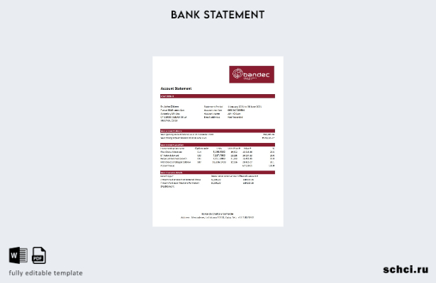 цифровая загрузка шаблона Excel банковской выписки Кубы Bandec Banco de Credito 